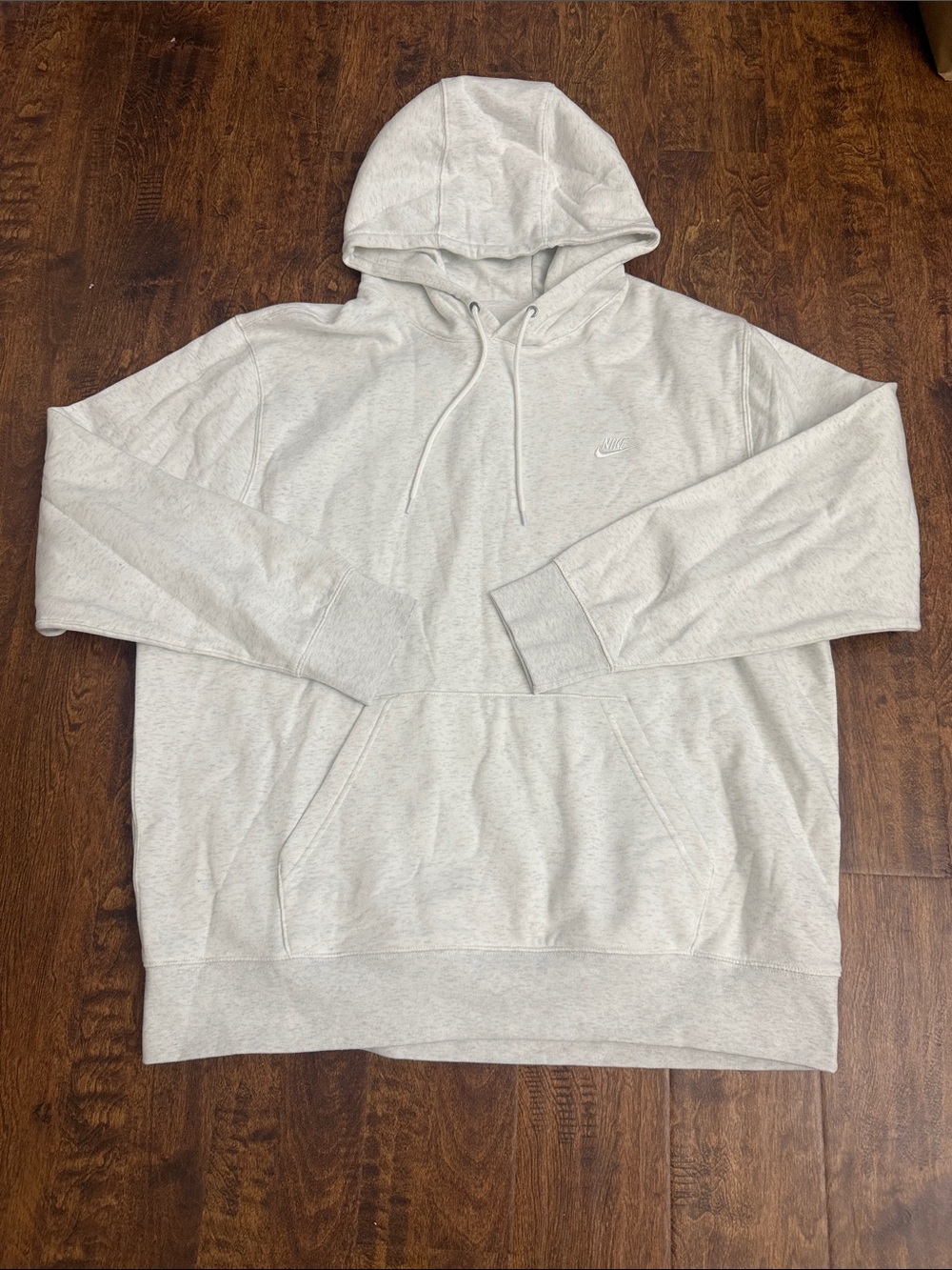 Nike Light Heather Gray Pullover Hoodie